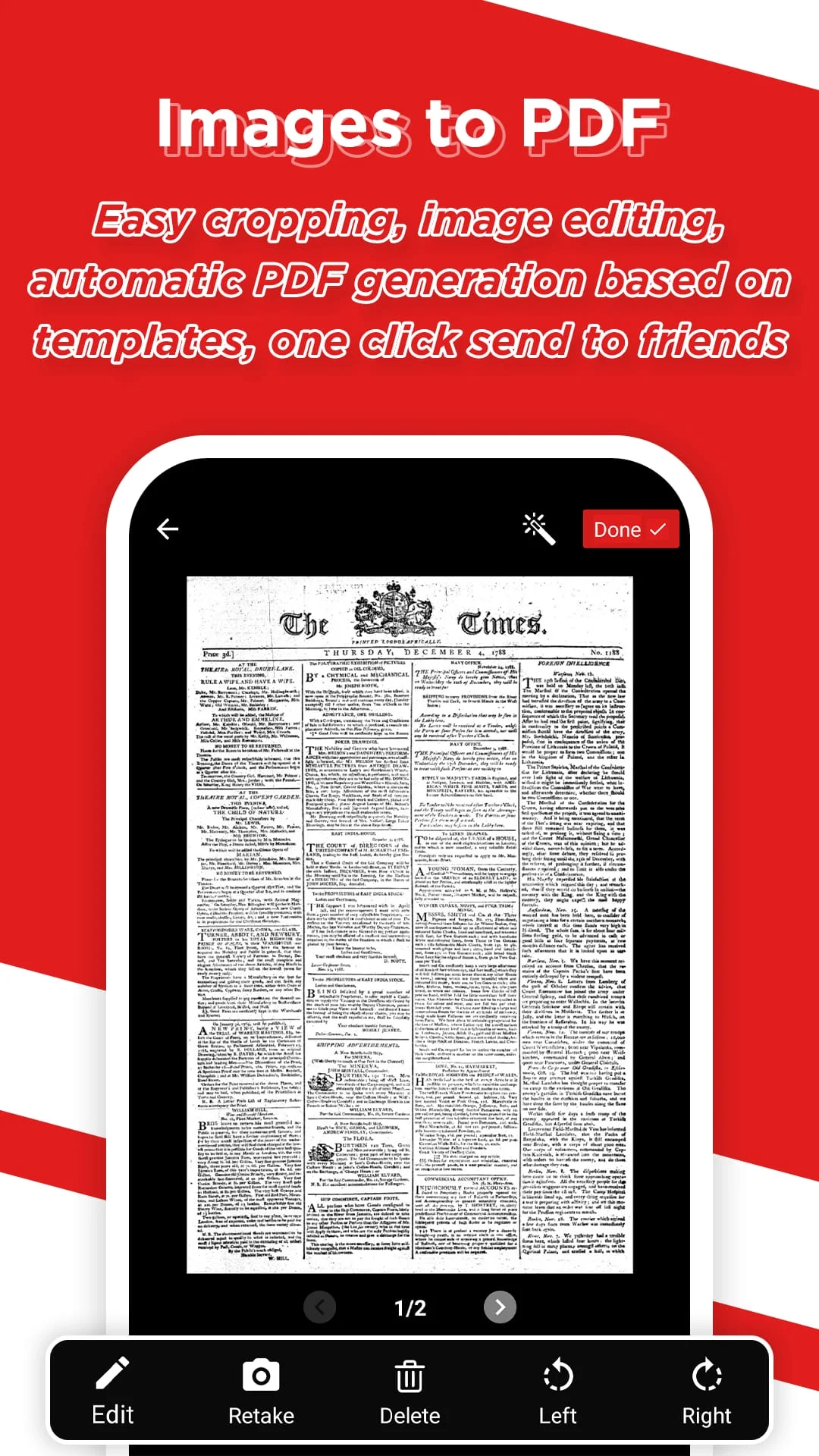 Easy PDF - Image to PDF Screenshot 1