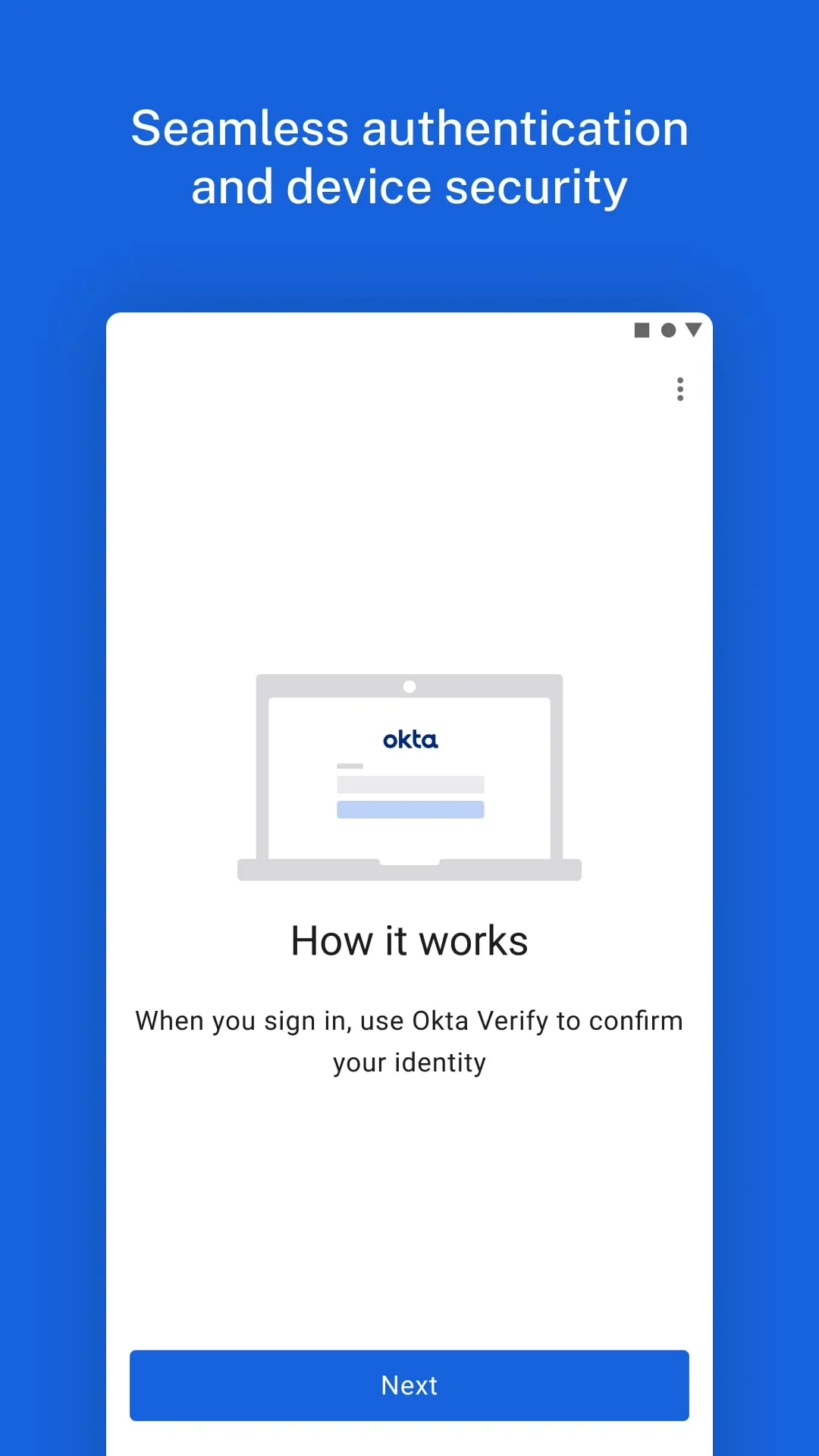 Okta Verify Screenshot 1
