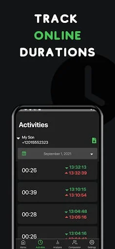 LastLog - Last Seen Online Tra Screenshot 2