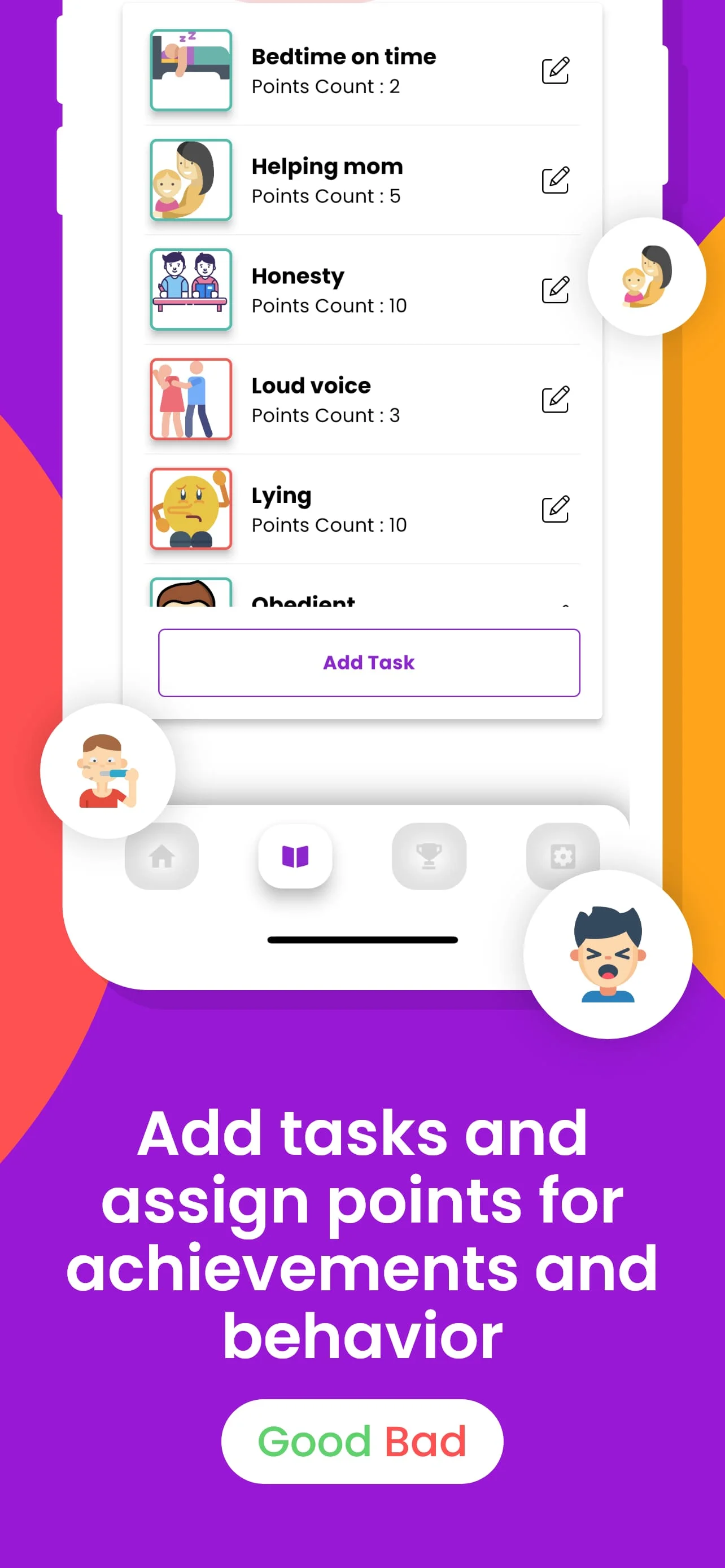 Points - Behavior Task Rewards Screenshot 3