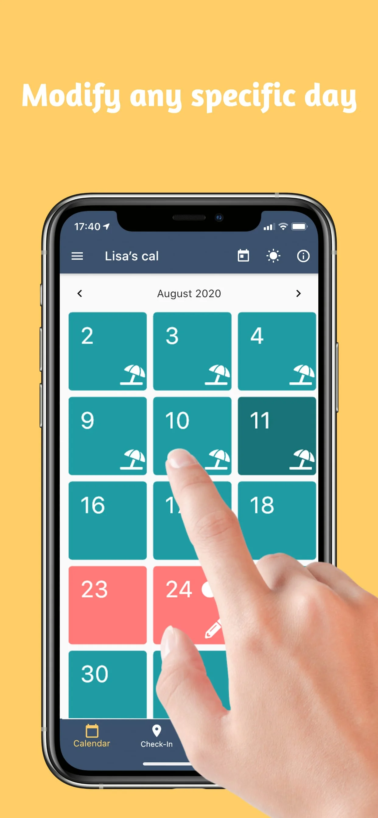Our Days Co-Parenting Calendar Screenshot 3