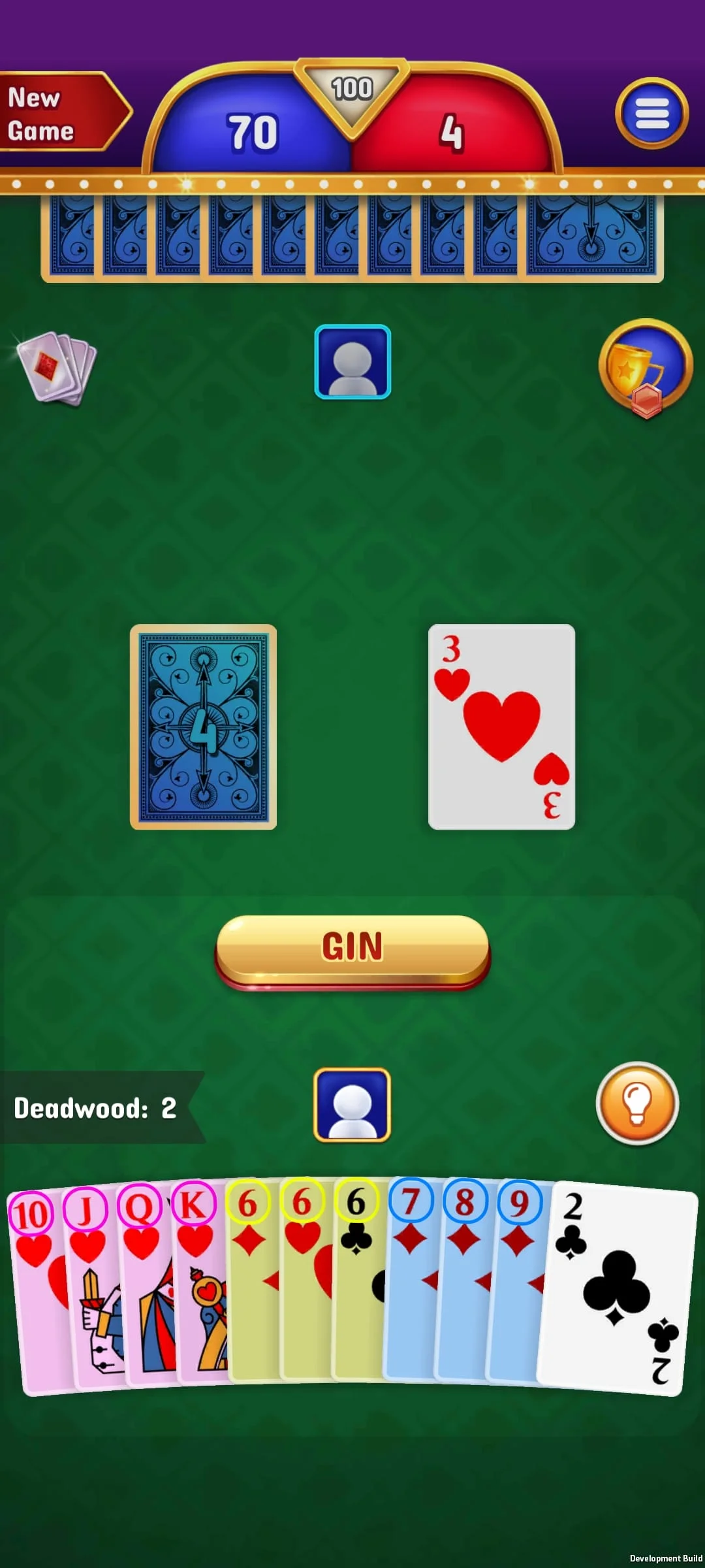 Gin Rummy - Classic Card Game Screenshot 1
