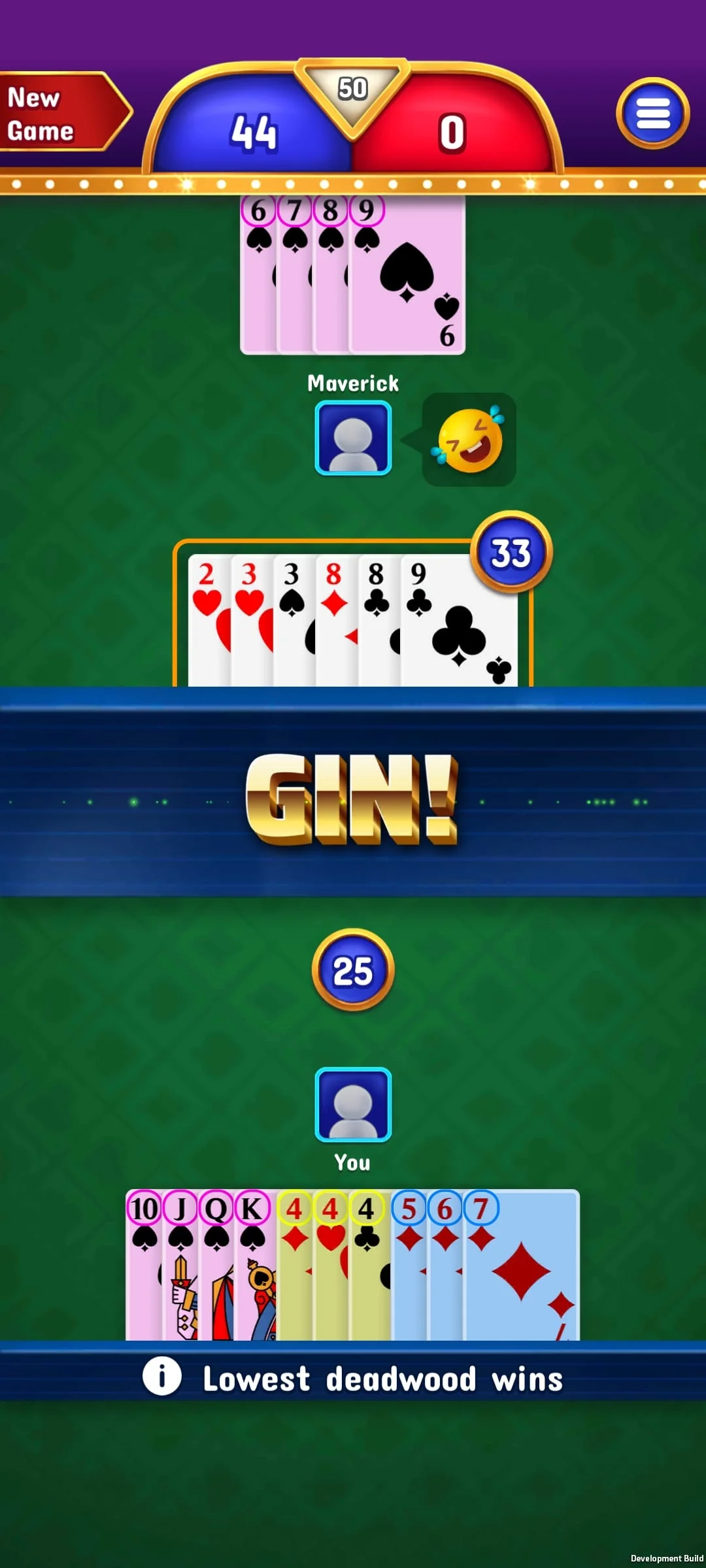 Gin Rummy - Classic Card Game Screenshot 2