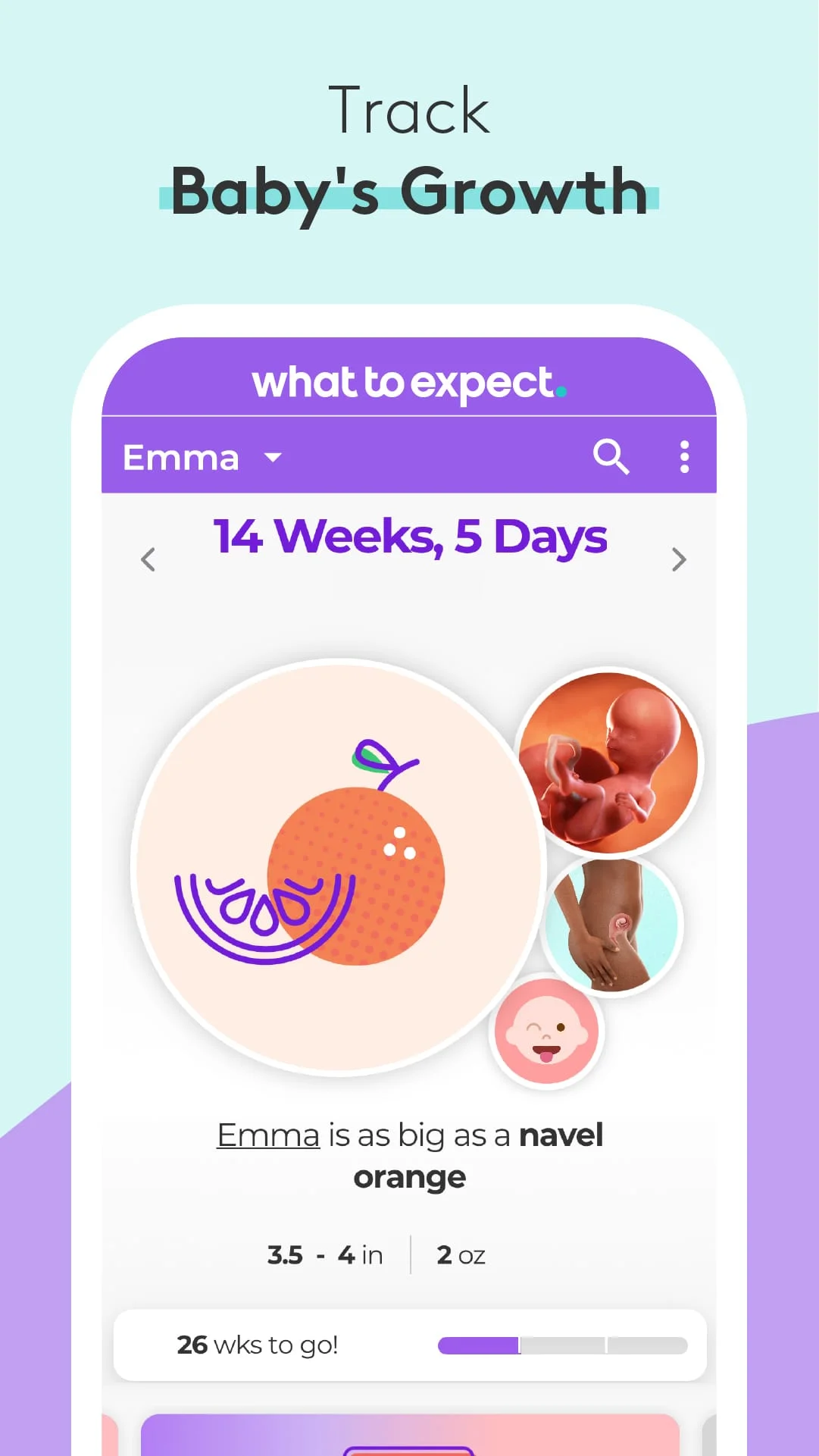 Pregnancy Tracker & Baby App Screenshot 1