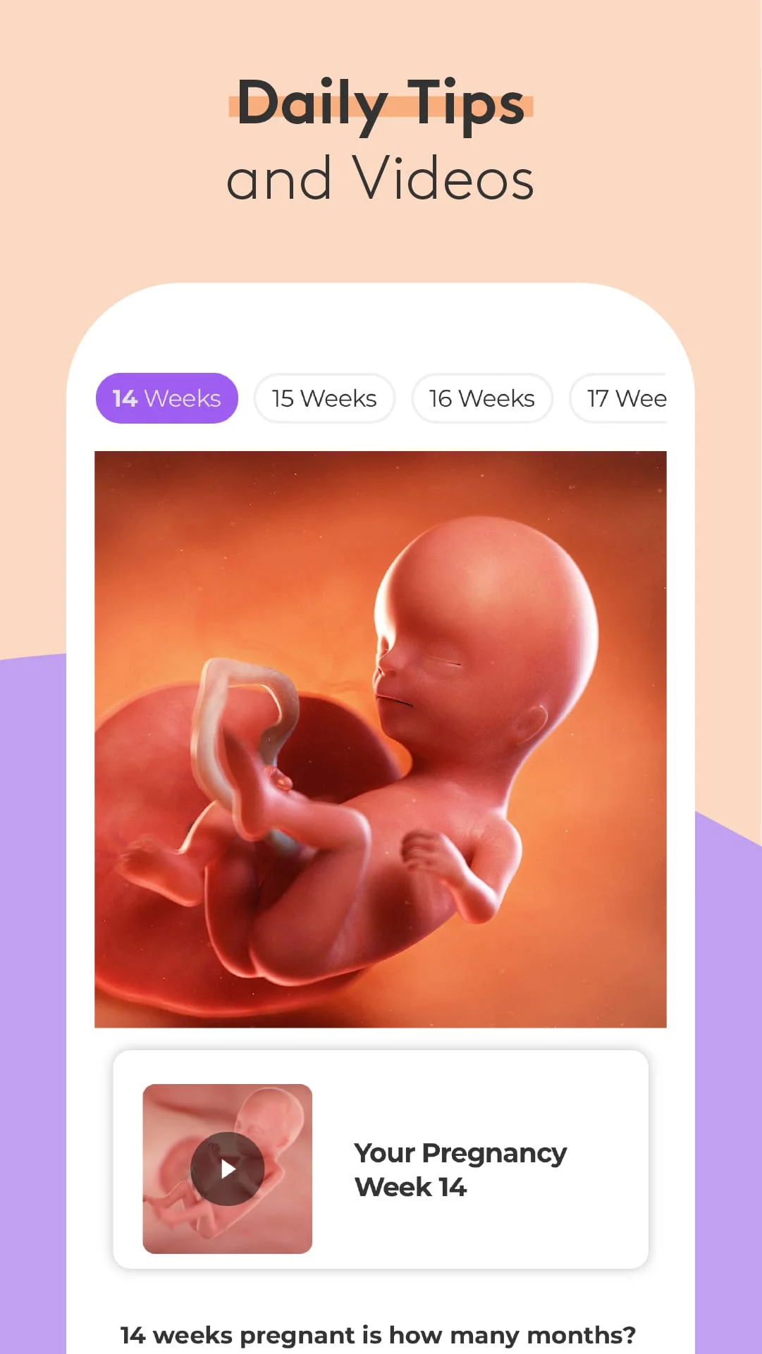 Pregnancy Tracker & Baby App Screenshot 2
