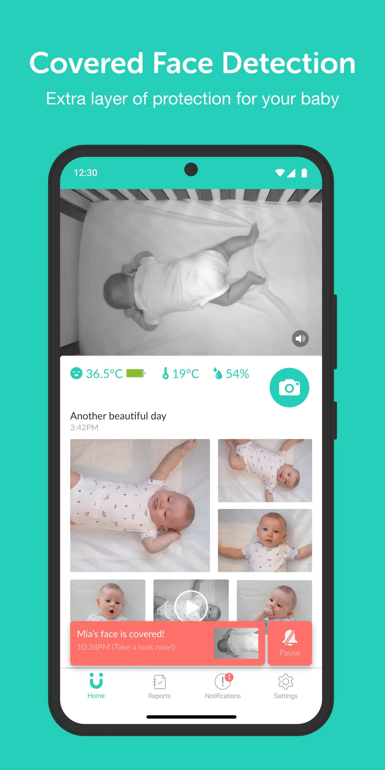 CuboAi Smart Baby Monitor Screenshot 1