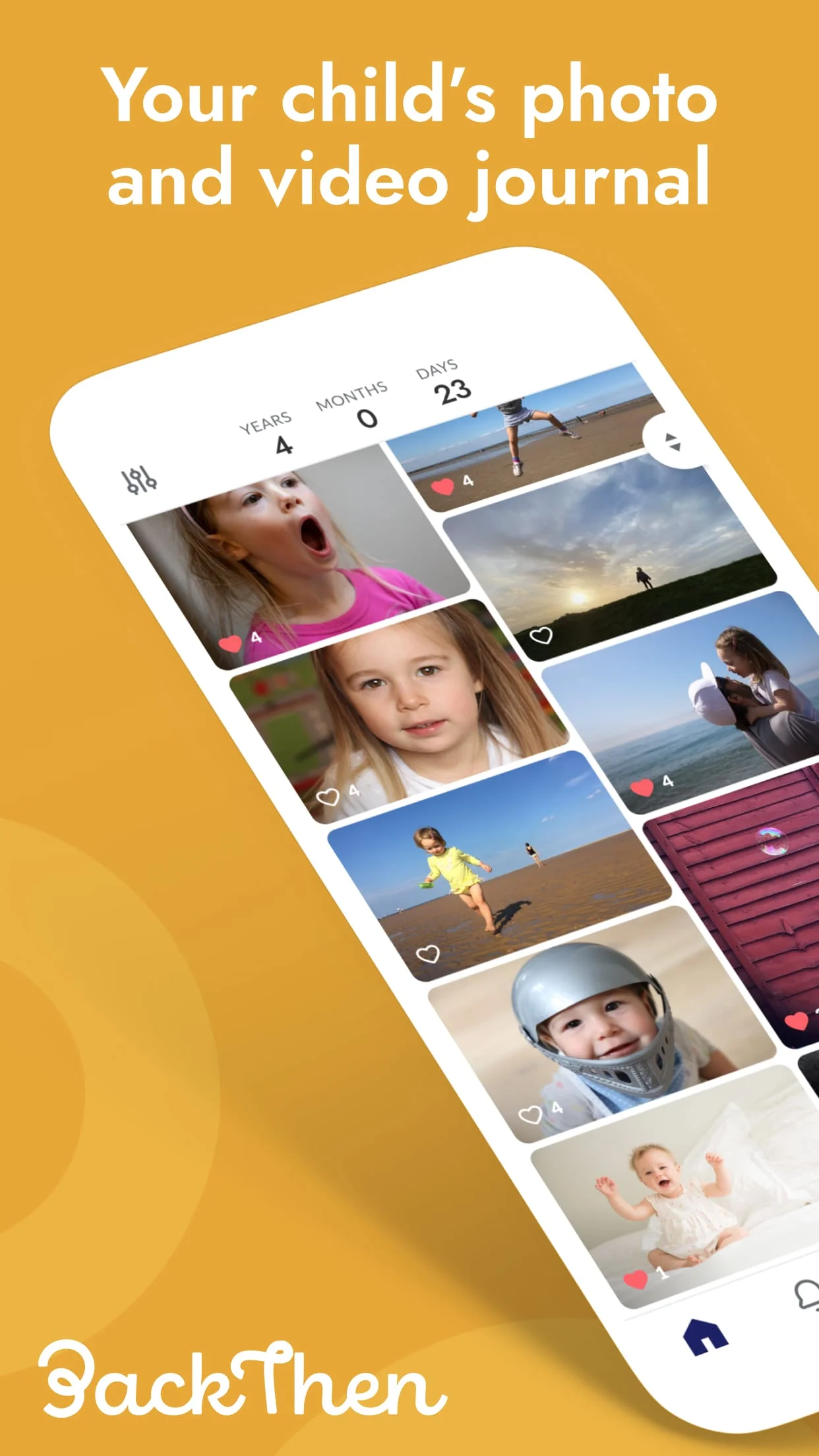 BackThen baby milestones album Screenshot 1