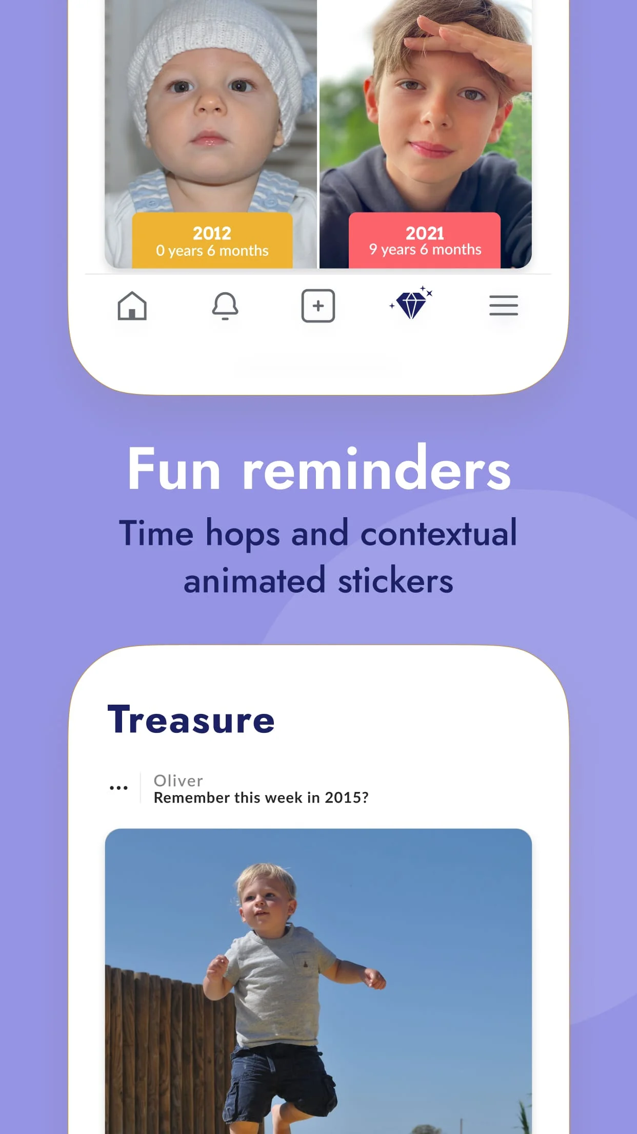 BackThen baby milestones album Screenshot 4