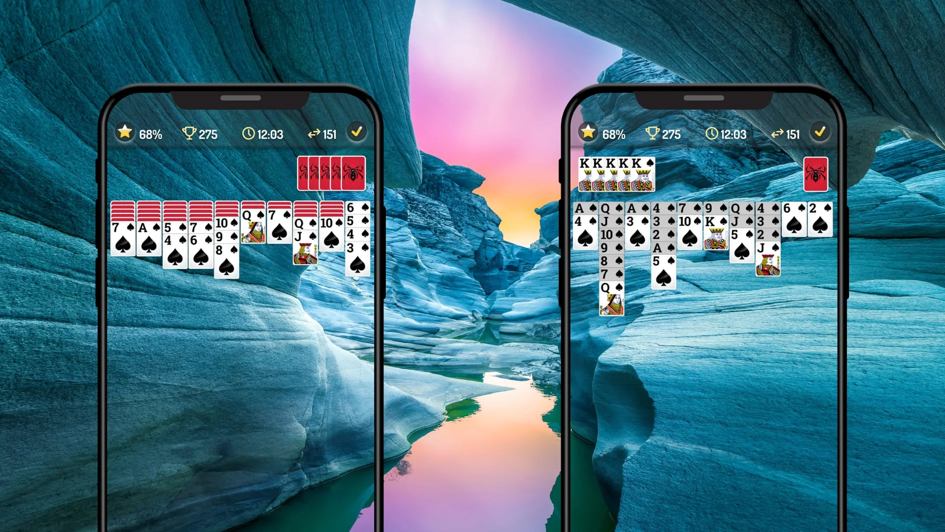 Spider Solitaire - Card Games Screenshot 1