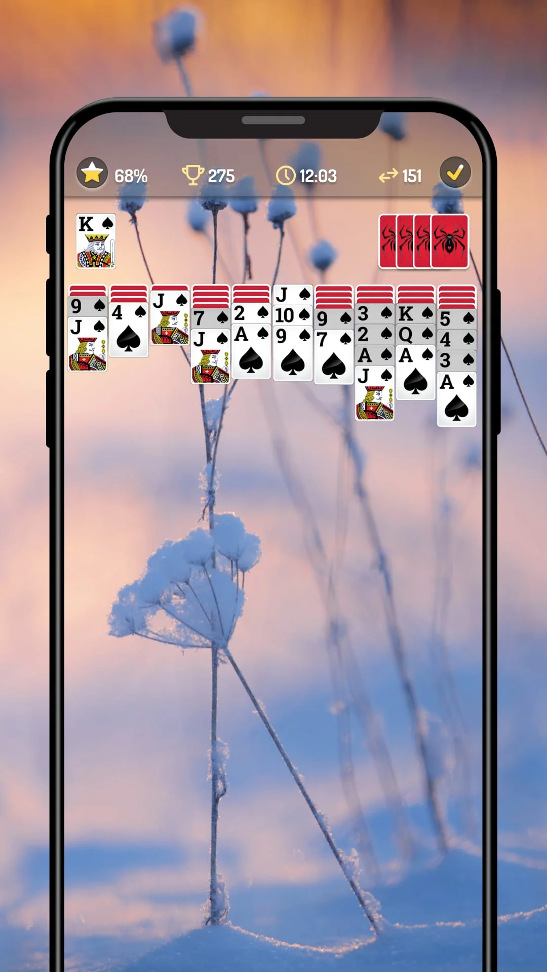 Spider Solitaire - Card Games Screenshot 4
