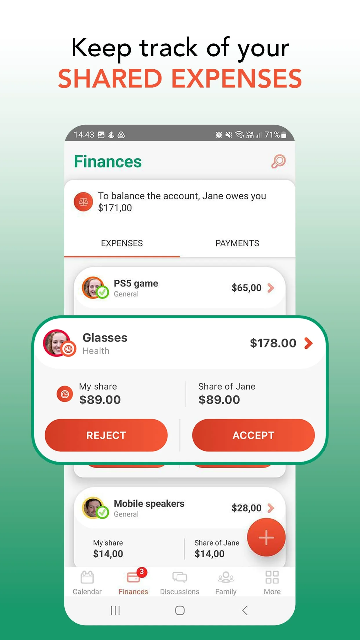 2houses | Co-Parenting App Screenshot 3