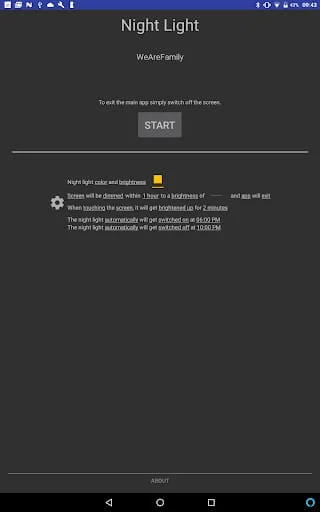 Baby Night Light (Non-Profit) Screenshot 1