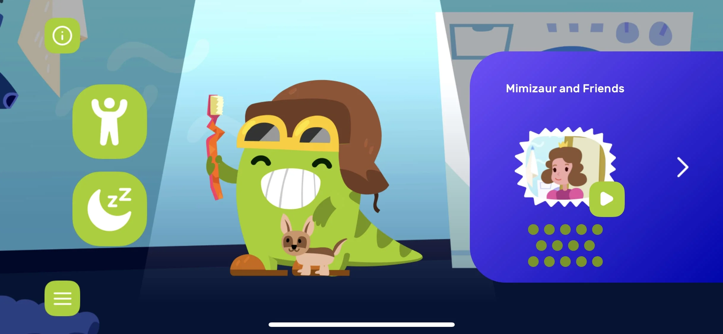 Mimizaur: Tooth Brushing Timer Screenshot 1