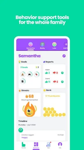 Thumsters: Behavior Tracker Screenshot 4