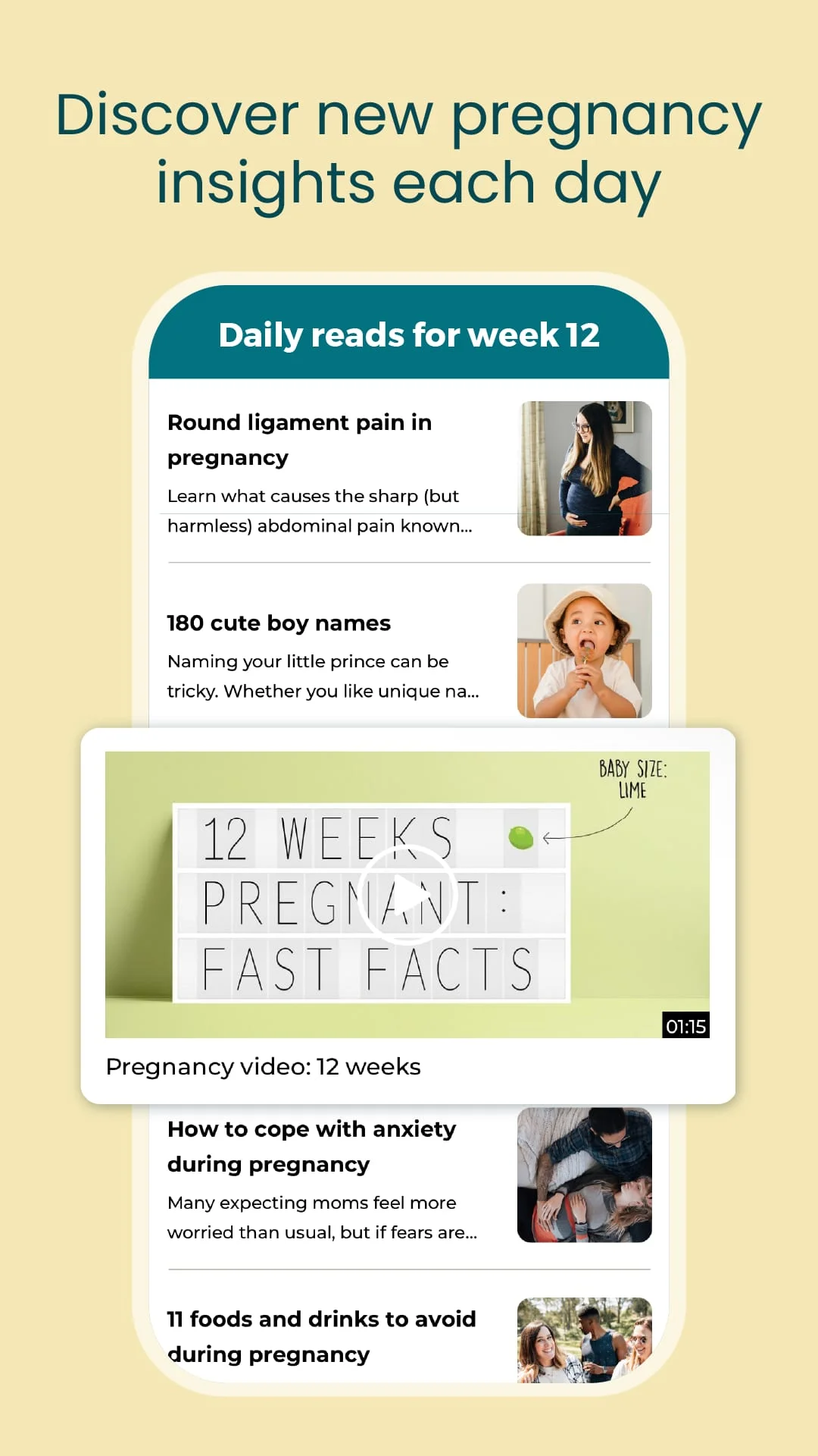 Pregnancy App & Baby Tracker Screenshot 3