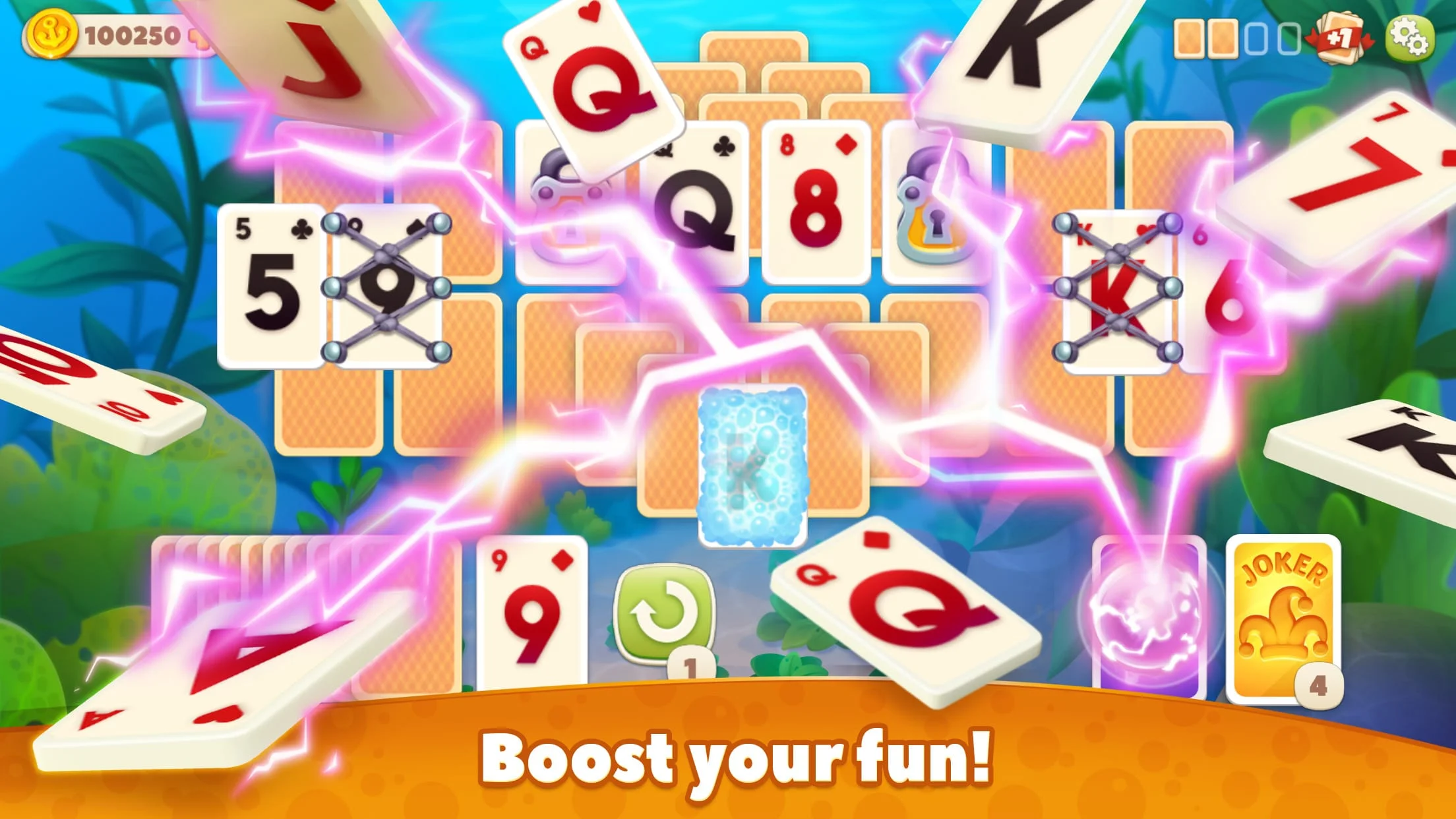 Undersea Solitaire Tripeaks Screenshot 4