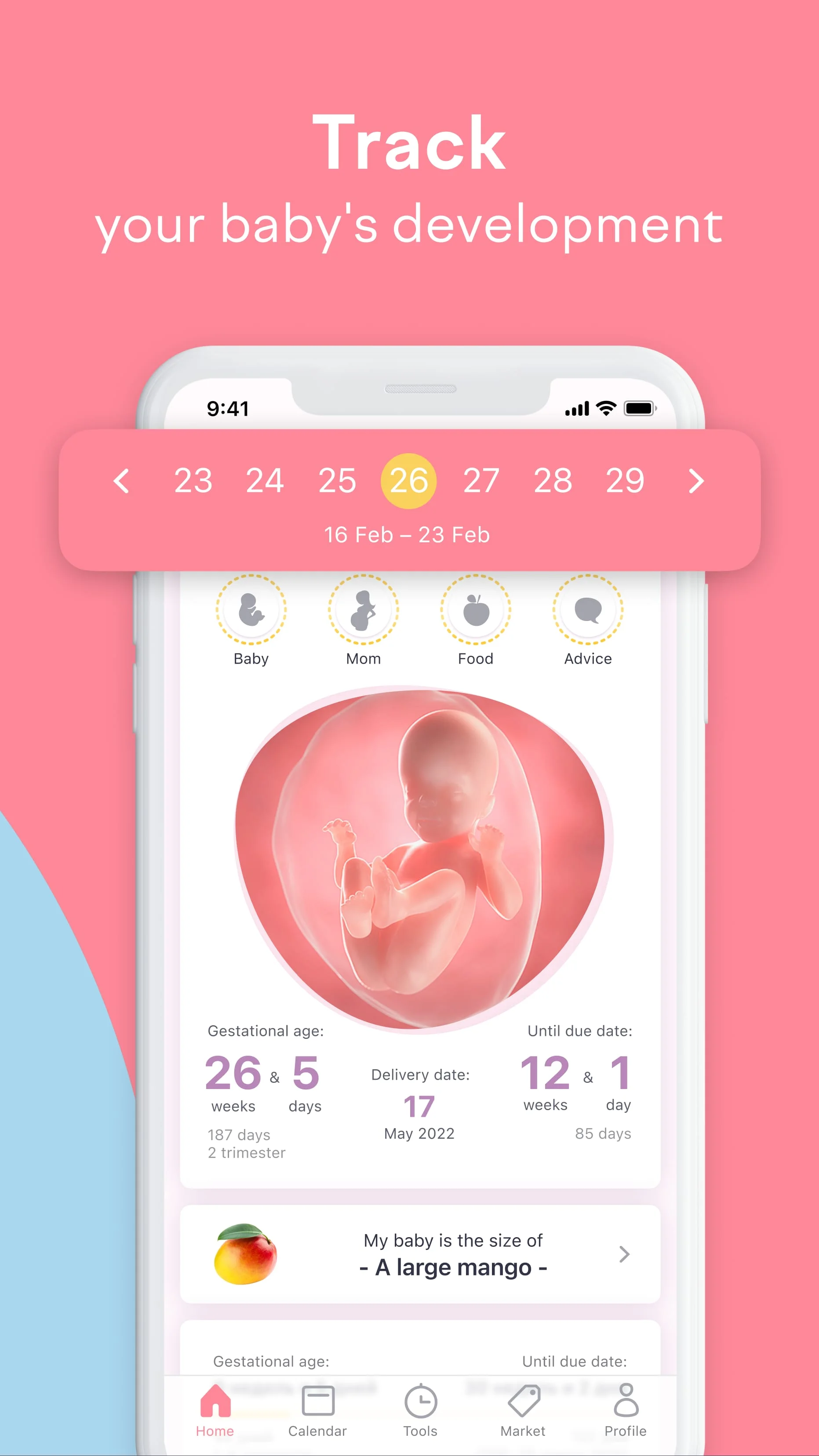 Pregnancy Tracker: amma Screenshot 2