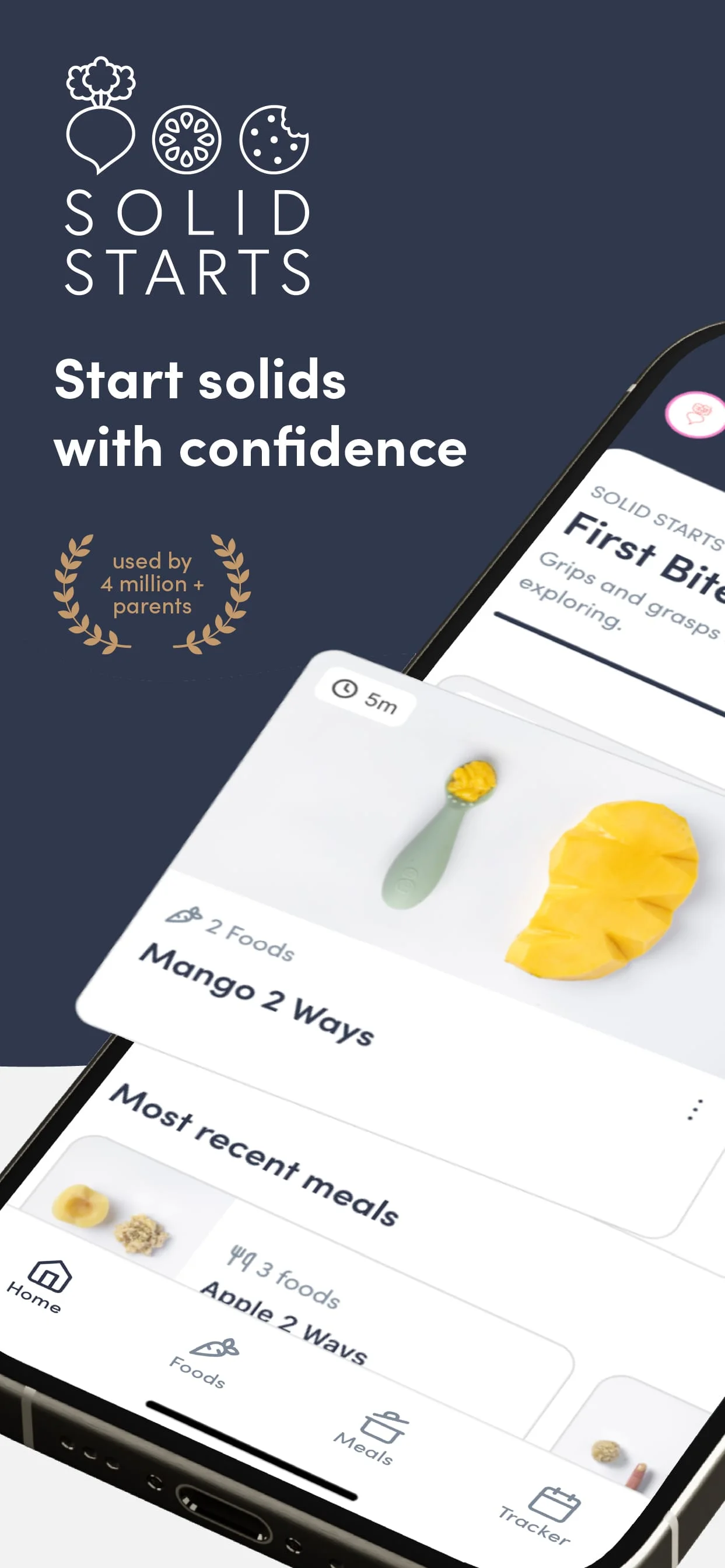 Solid Starts: Baby Food App Screenshot 1