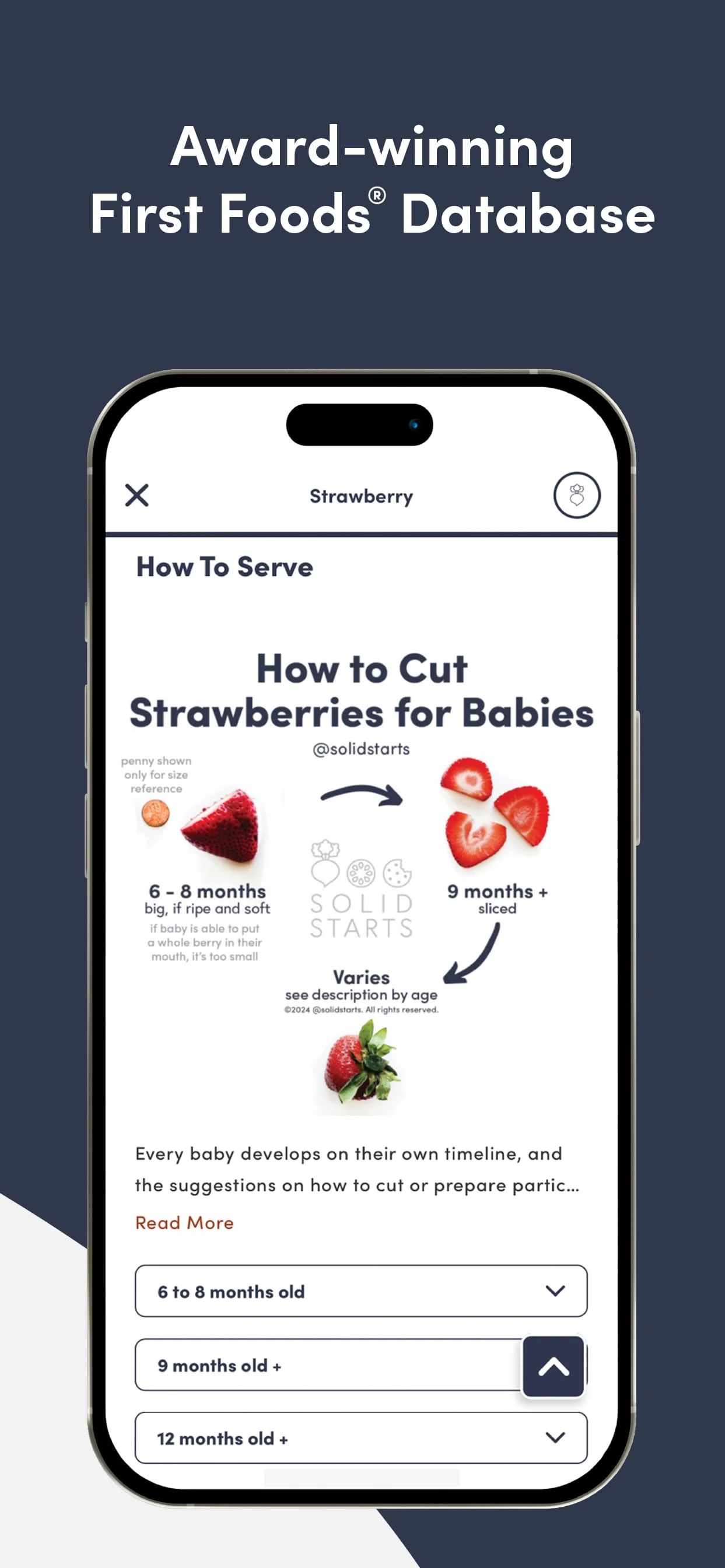 Solid Starts: Baby Food App Screenshot 3