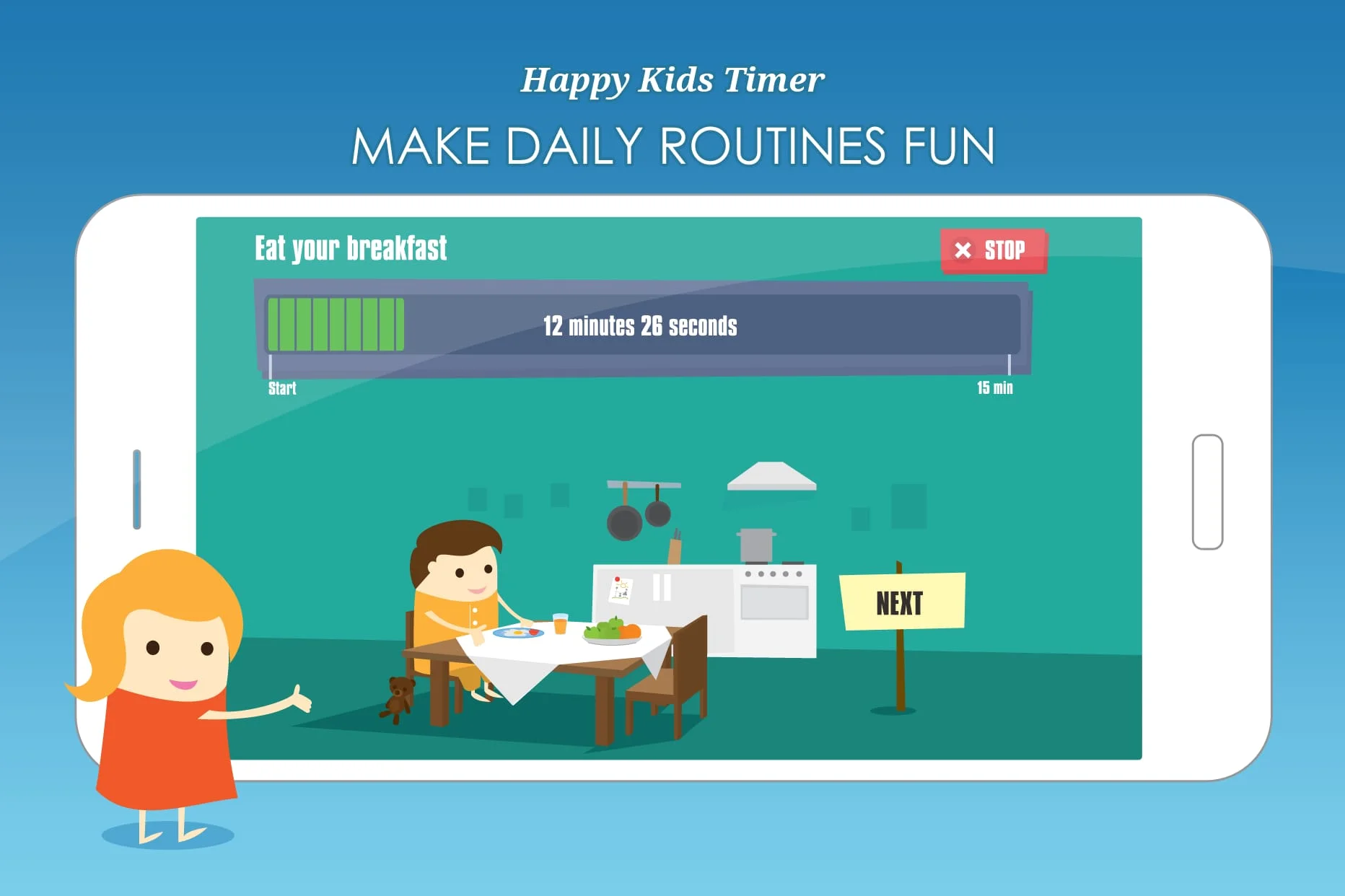 Happy Kids Timer Chores Screenshot 1