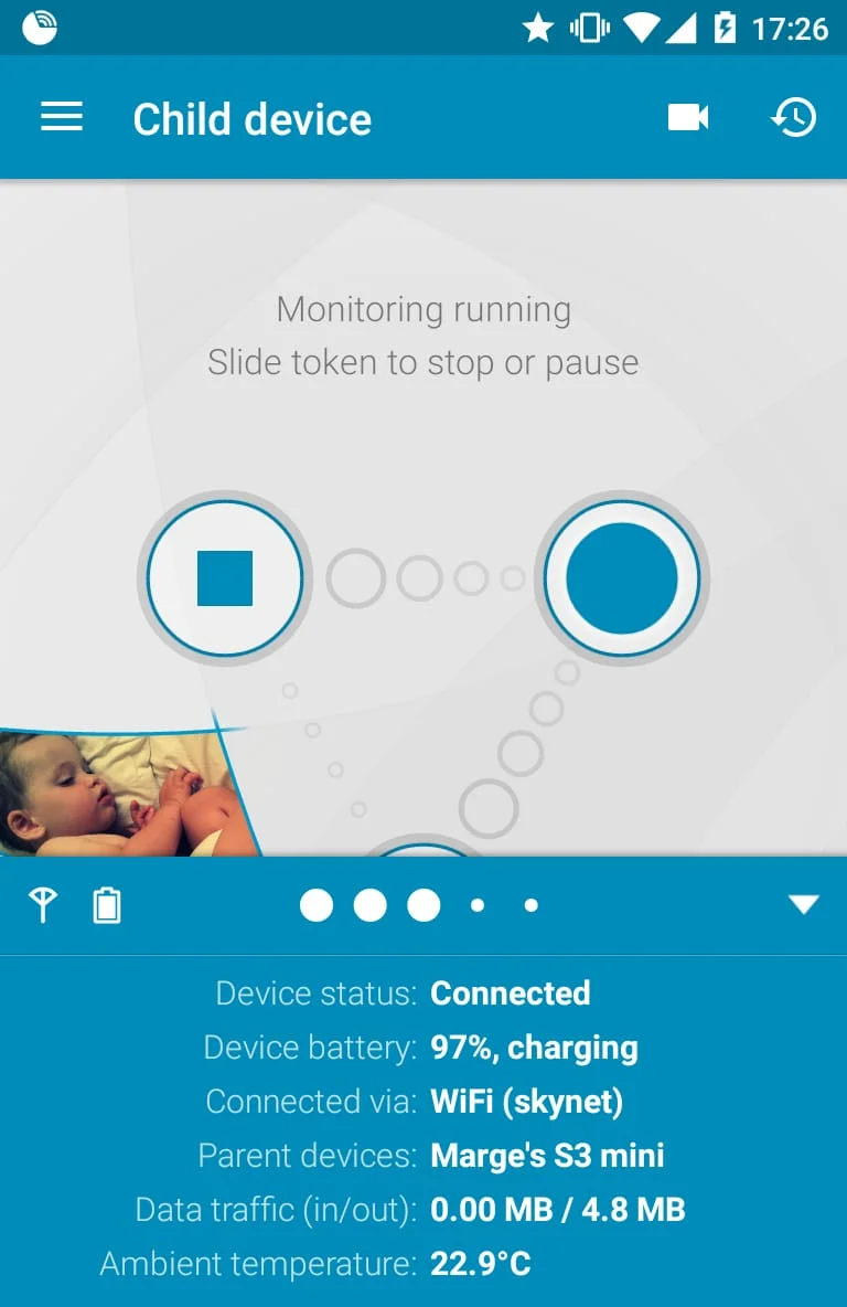 Dormi - Baby Monitor Screenshot 3