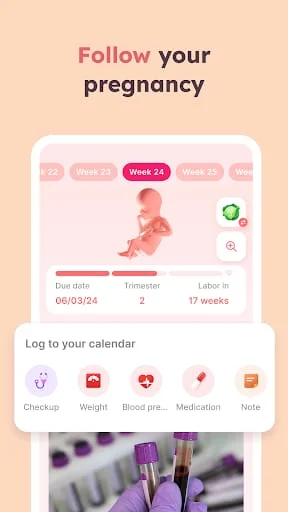 Momly: Pregnancy App & Tracker Screenshot 2