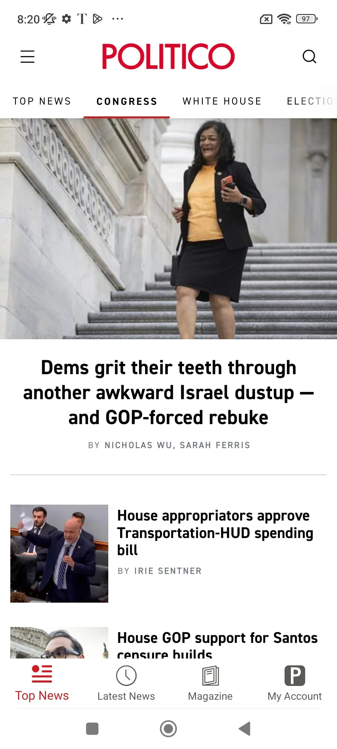 POLITICO Screenshot 2