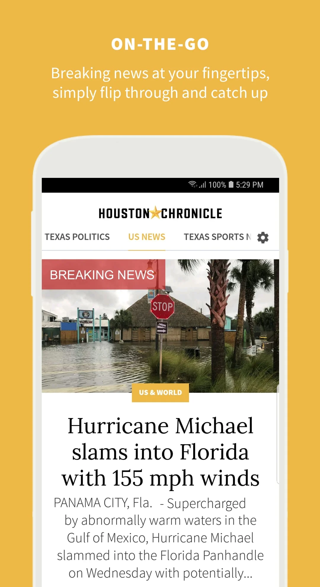 Houston Chronicle News Screenshot 1