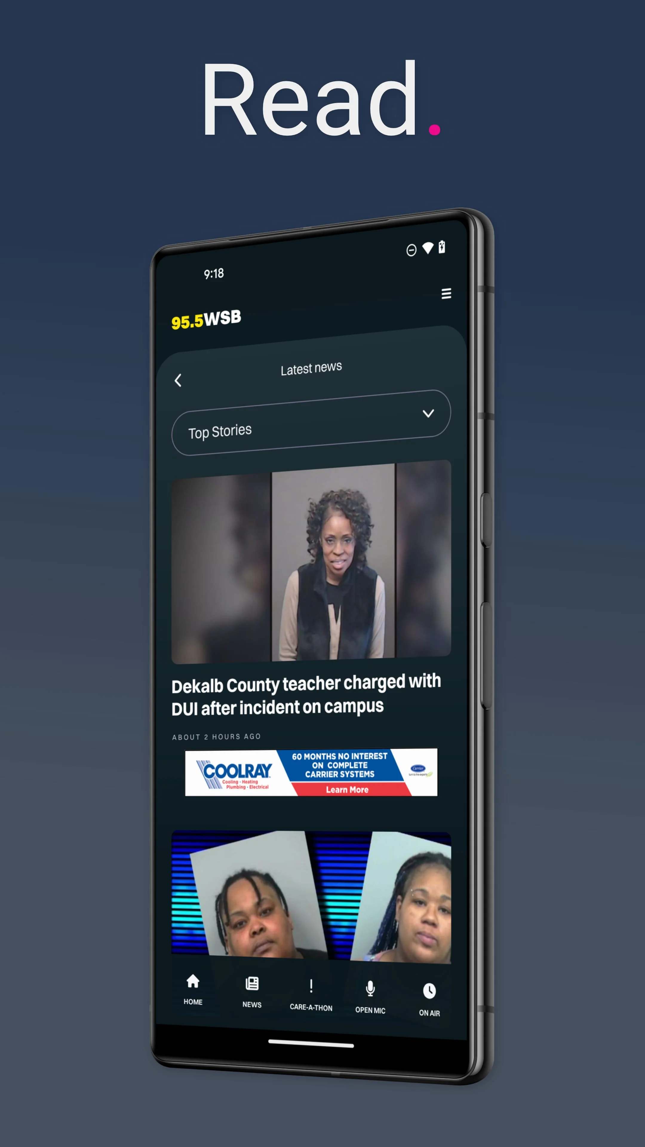 95.5 WSB Screenshot 4