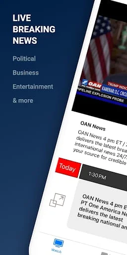 OAN Live Screenshot 1