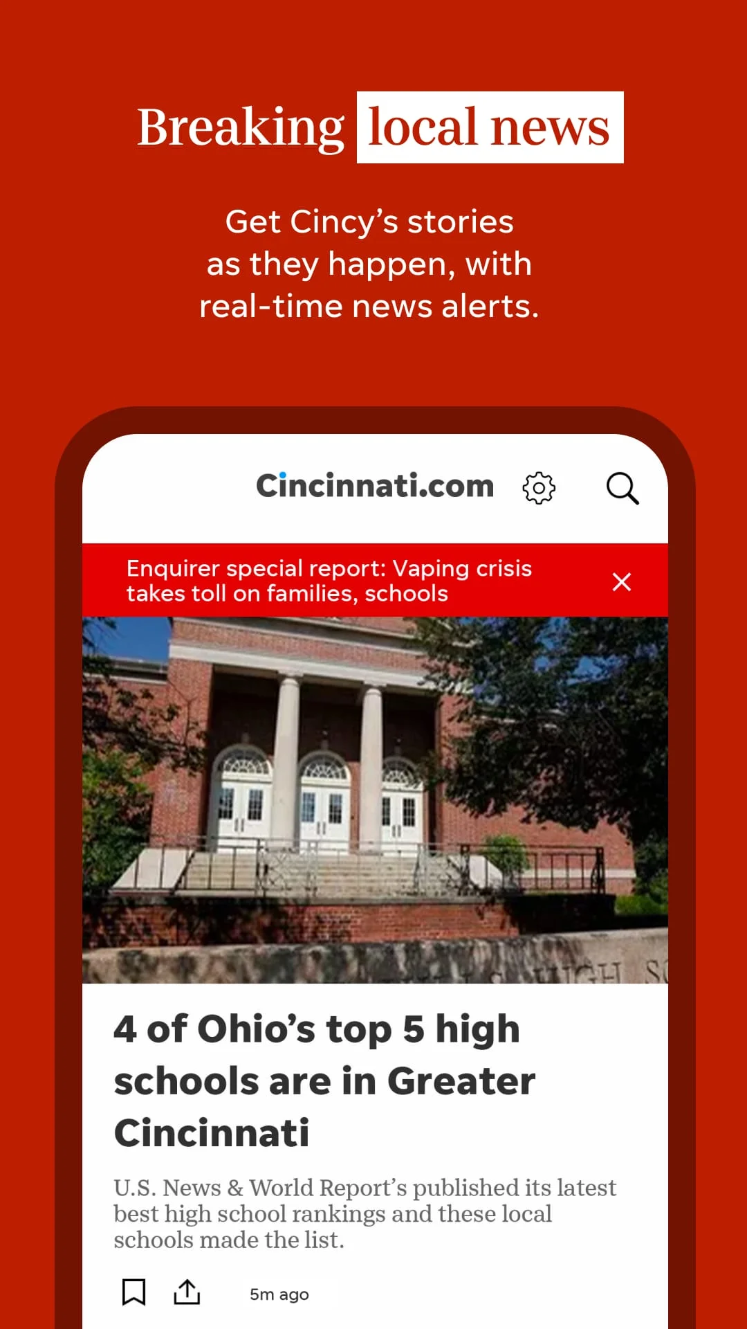 Cincinnati.com: The Enquirer Screenshot 1