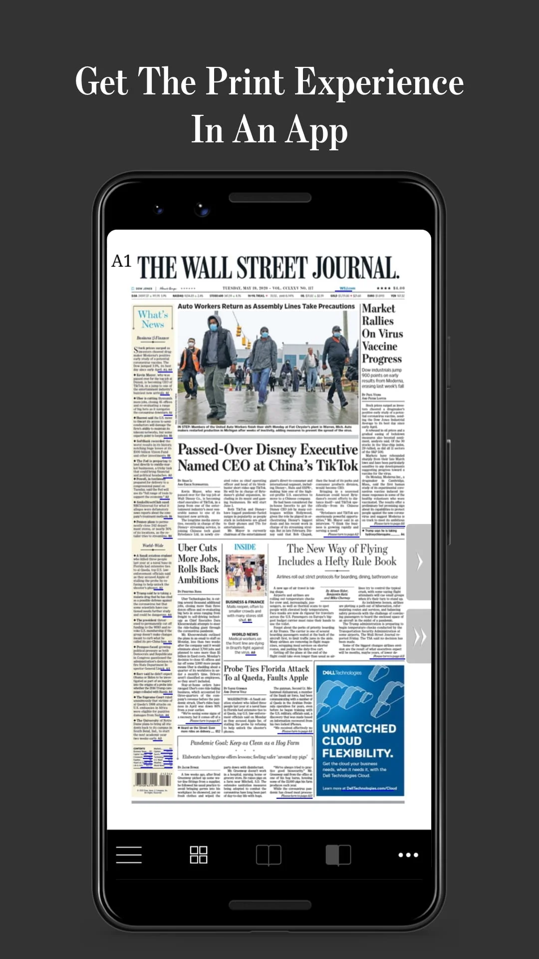 WSJ Print Edition Screenshot 1