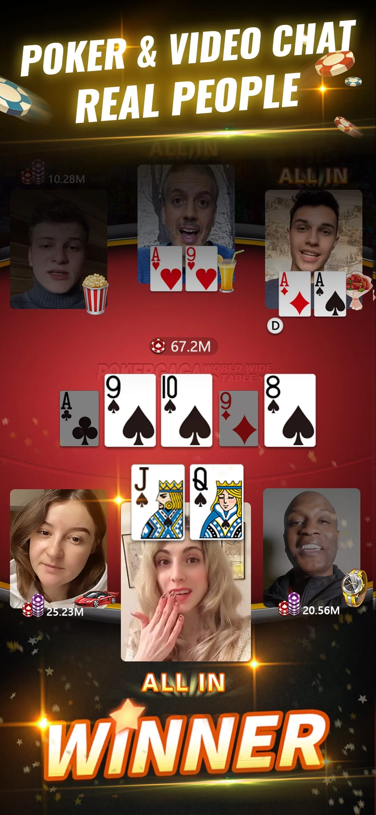 PokerGaga: Texas Holdem Live Screenshot 1