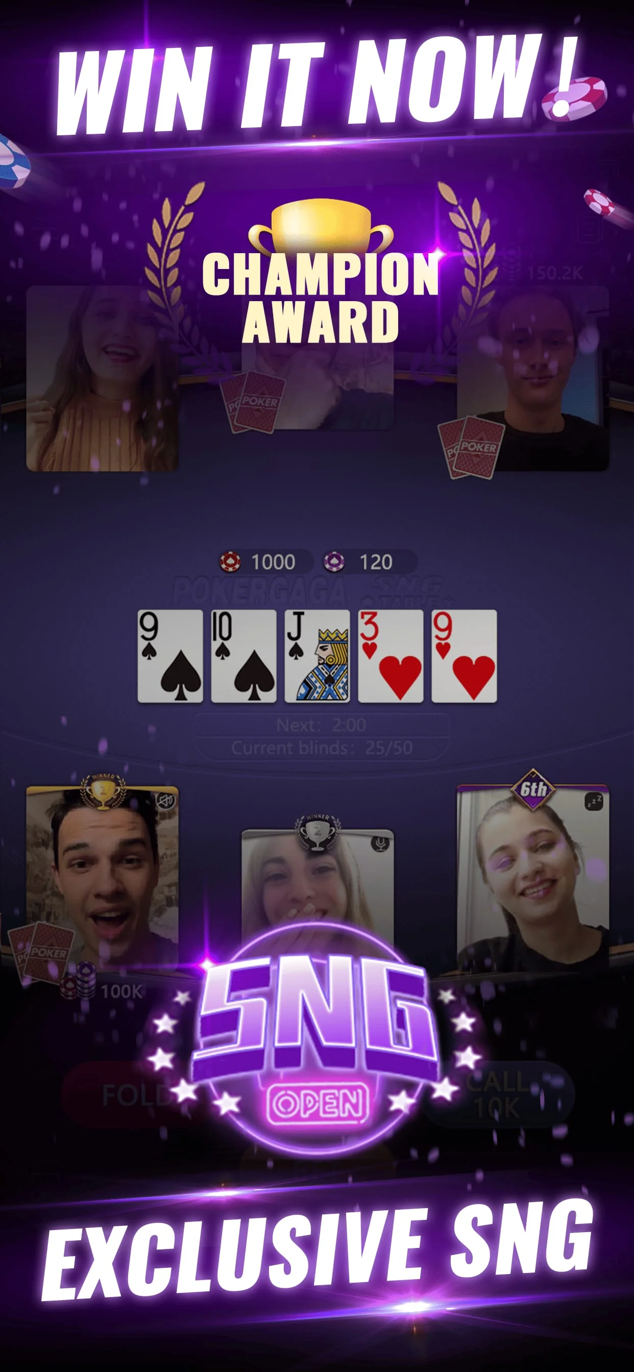 PokerGaga: Texas Holdem Live Screenshot 3