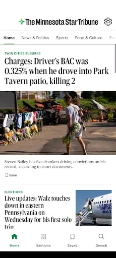 The Minnesota Star Tribune Screenshot 1
