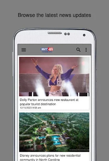 WAFF 48 Local News Screenshot 2