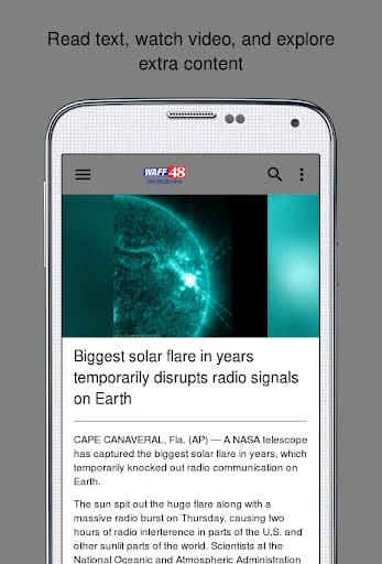 WAFF 48 Local News Screenshot 3