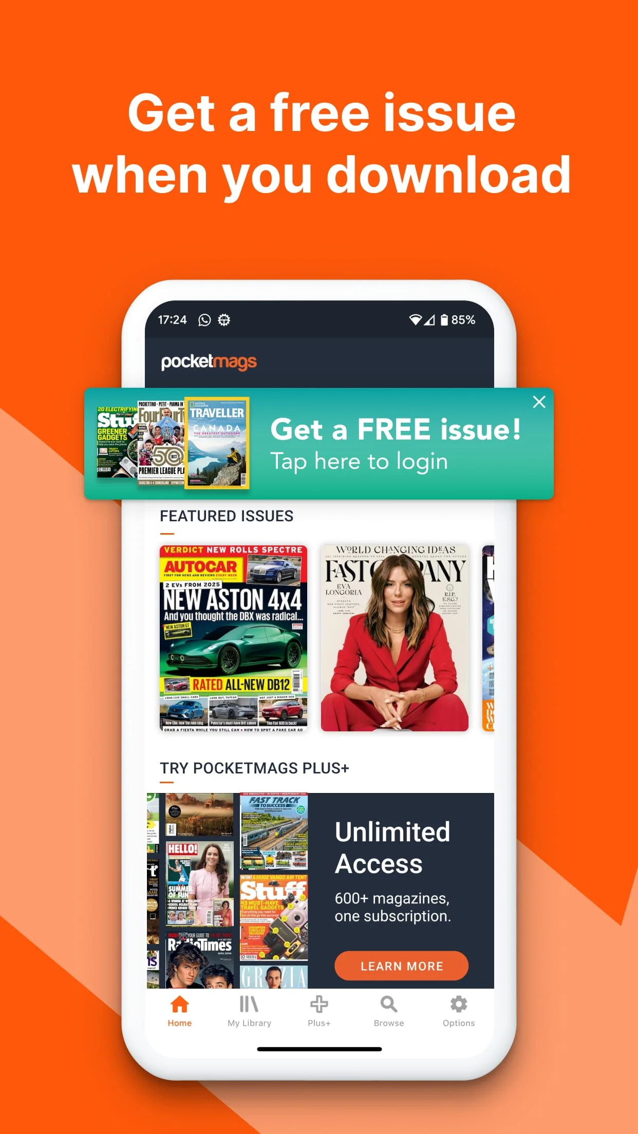 Pocketmags Magazine Newsstand Screenshot 2