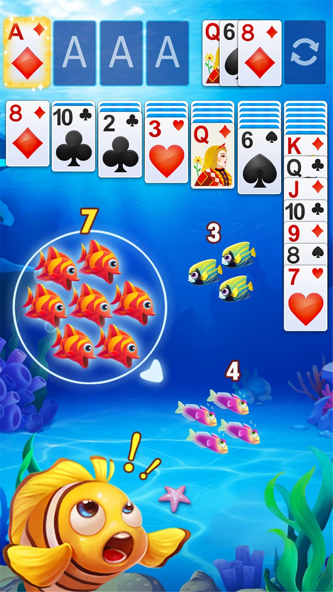 Solitaire Fish Screenshot 1