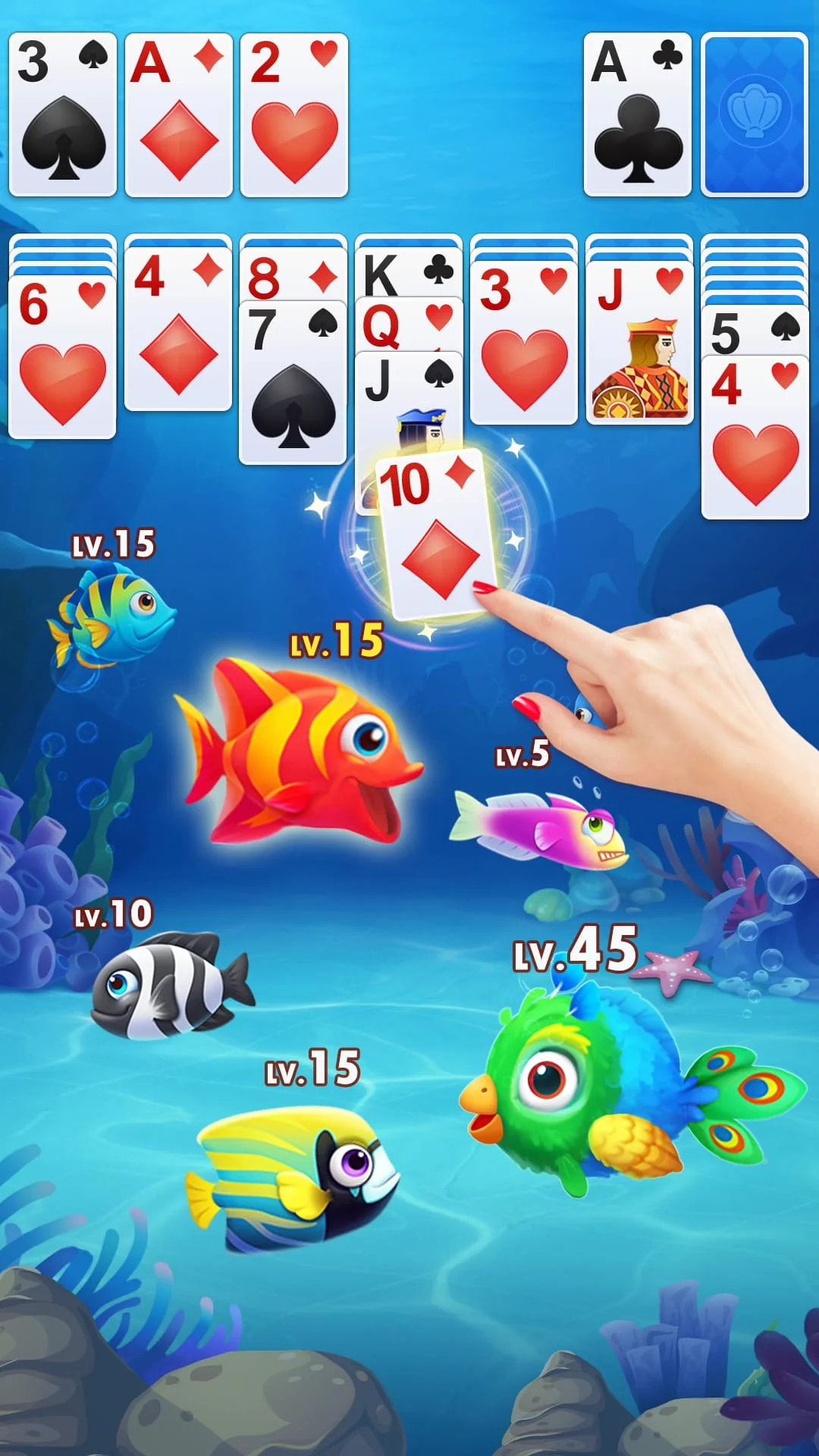 Solitaire Fish Screenshot 2