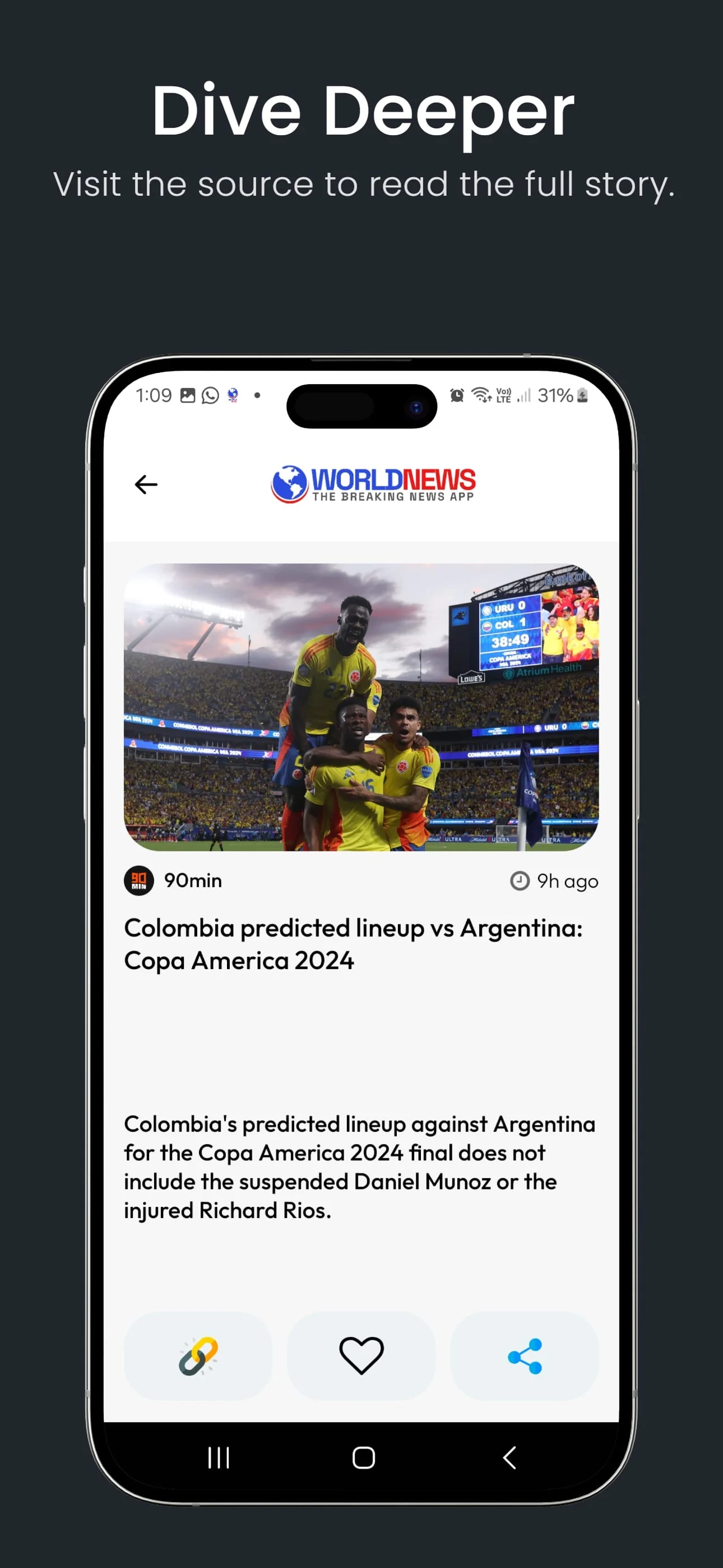 World News: Breaking News App Screenshot 3