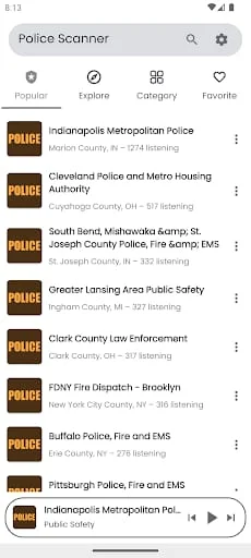 Police Scanner Radio Screenshot 4