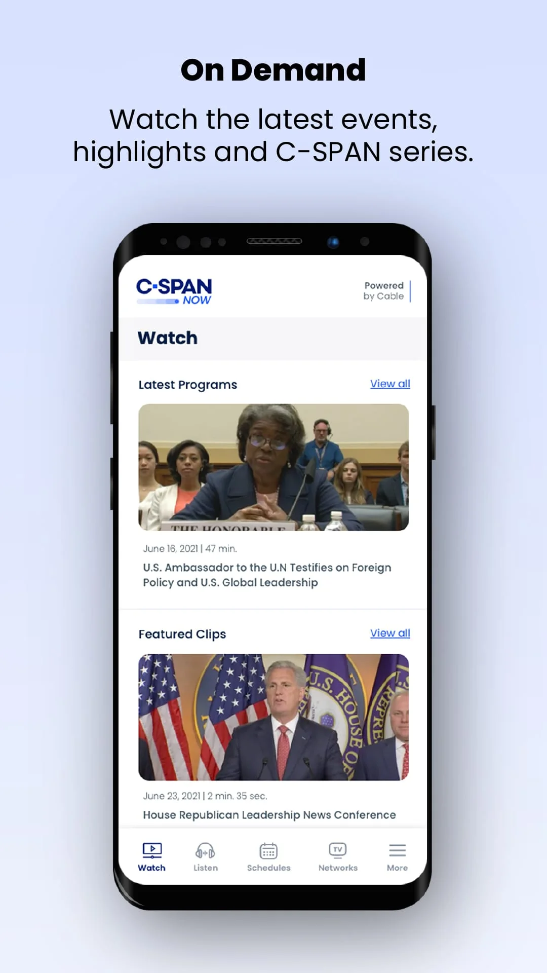 C-SPAN Now Screenshot 2