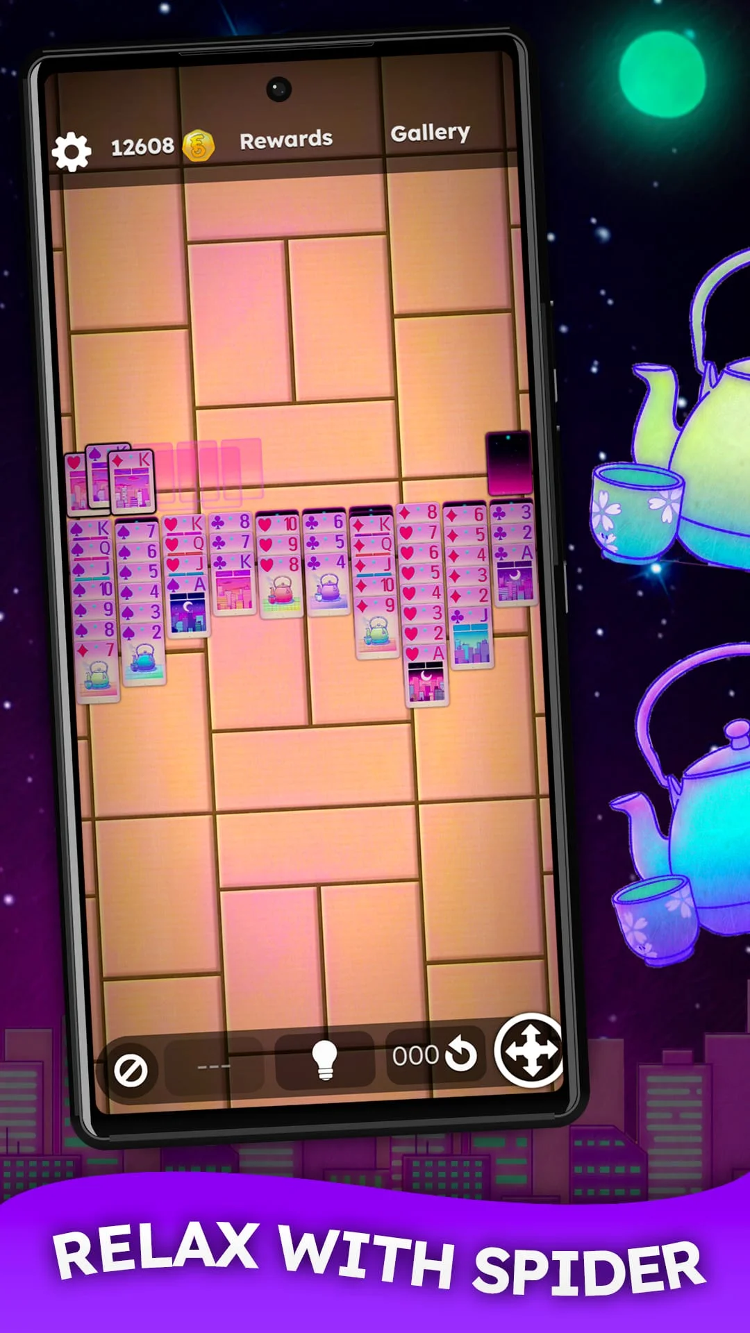FLICK SOLITAIRE - Cozy Cards Screenshot 3