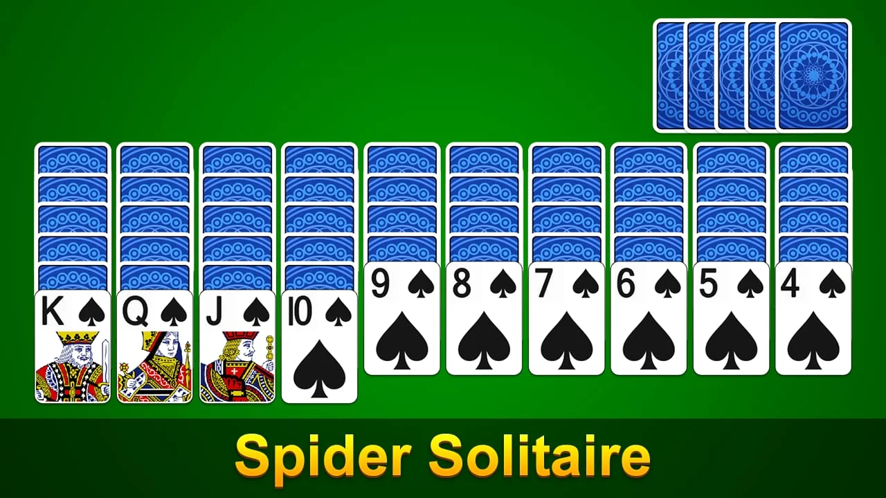 Spider Solitaire Screenshot 1