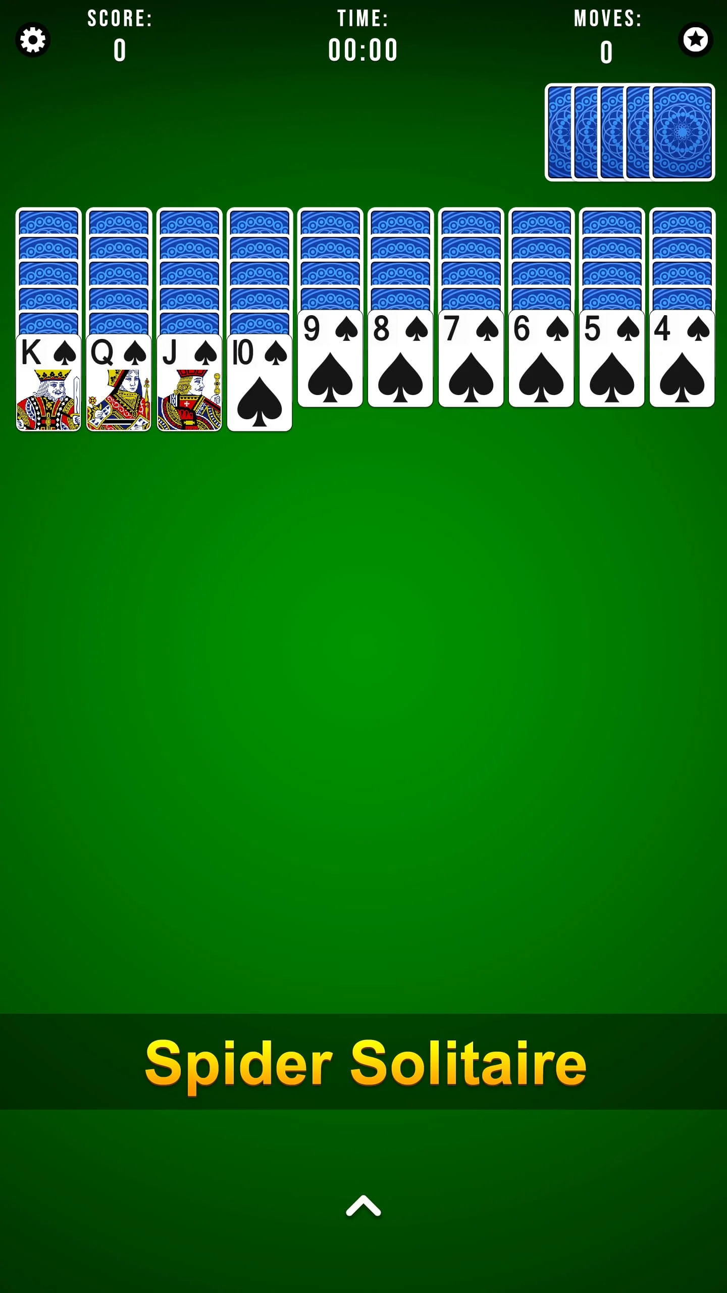 Spider Solitaire Screenshot 2