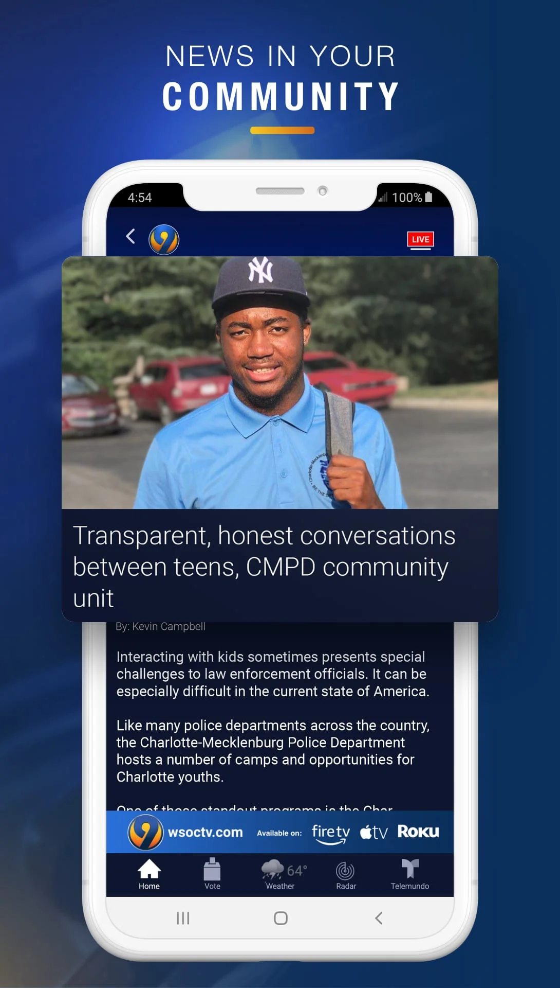 WSOC-TV Channel 9 News Screenshot 4