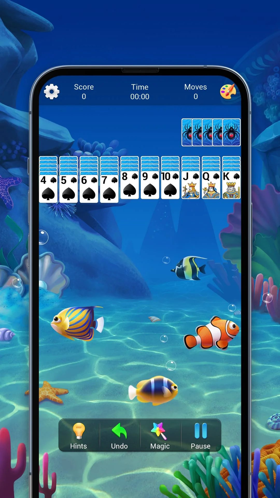 Spider Solitaire Screenshot 1