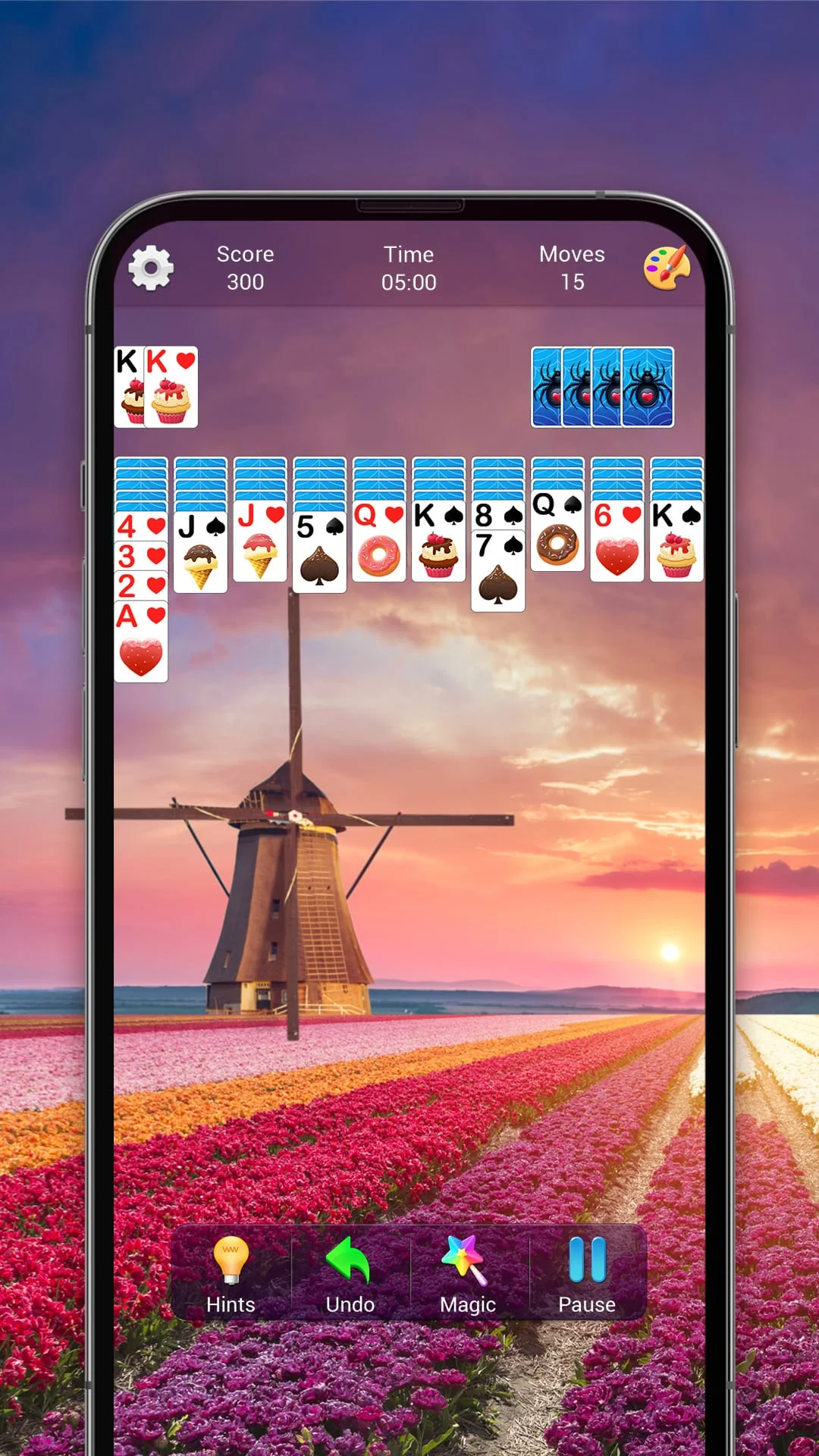 Spider Solitaire Screenshot 2