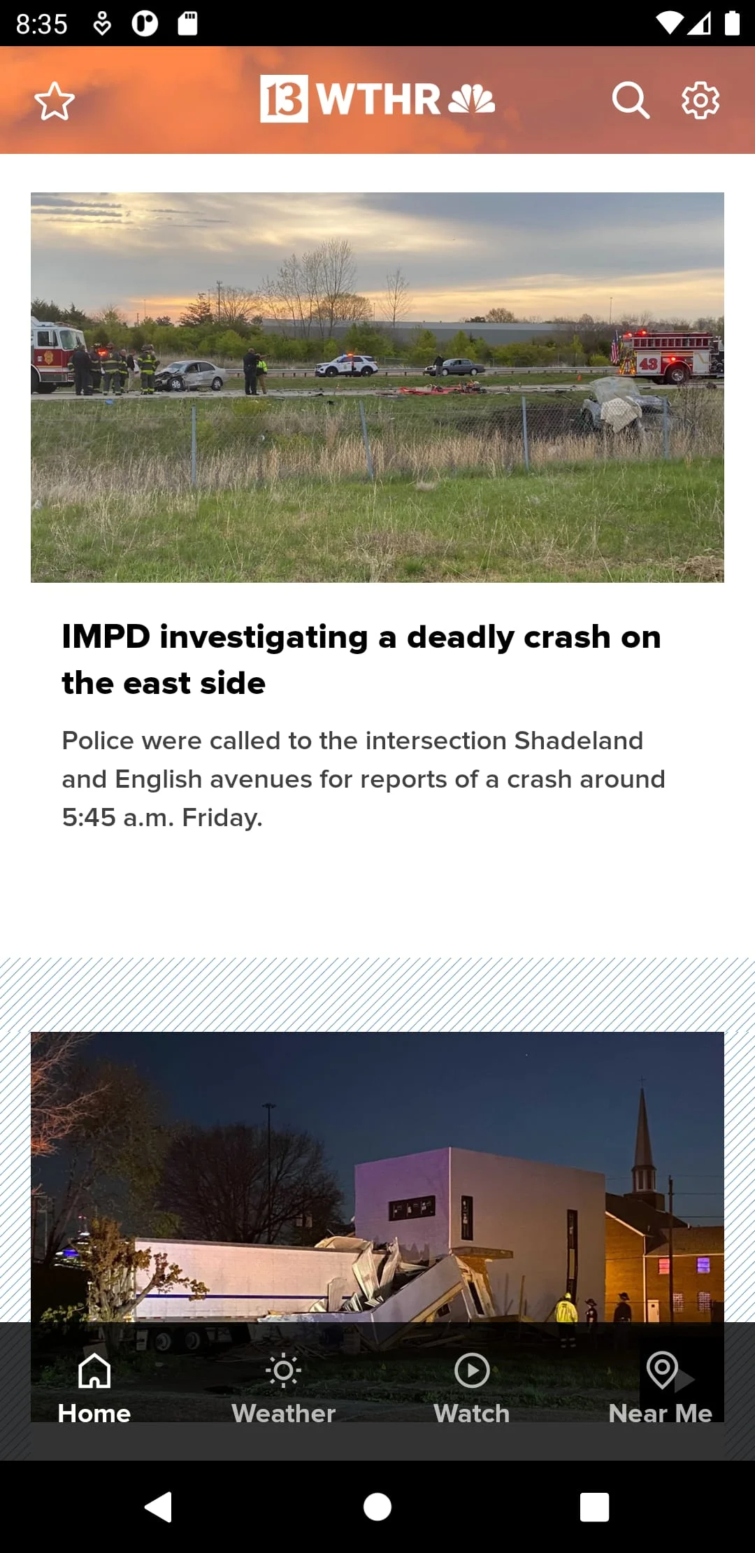 Indianapolis News from 13 WTHR Screenshot 1